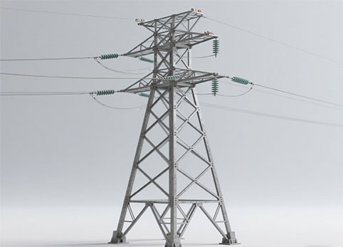 Башня линии передачи 115KV